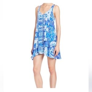 PARKER Eve Layered Shift Silk Dress-Like new 
Size XS